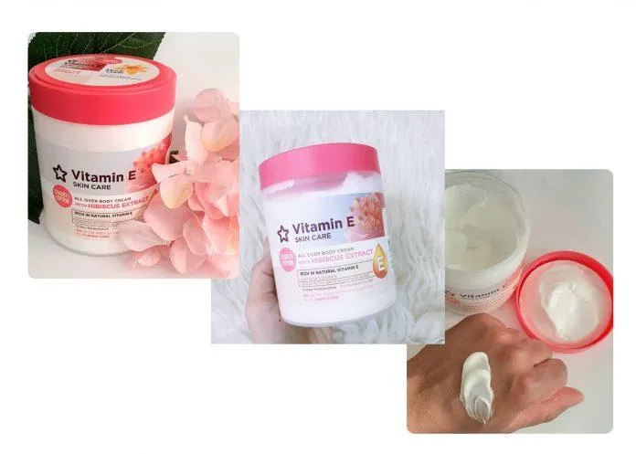 Kem dưỡng Superdrug Vitamin E All Over Body Cream with Hibicus (Nguồn: Blogphunu.edu.vn).