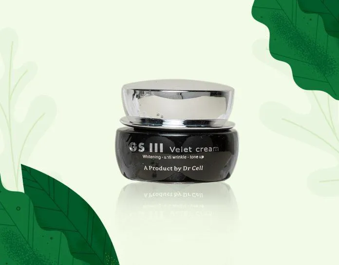 kem dưỡng trắng da ban ngày Dr Cell GSIII Velet Cream được thiết kế sang chảnh và bắt mắt với tone màu đen huyền bí phù hợp cho các quý cô (Ảnh: internet)