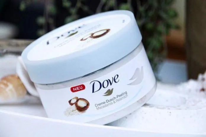 Review kem tắm tẩy tế bào chết Dove Creme Dusch Peeling Macadamia & Reismilch: Có tốt như lời đồn?