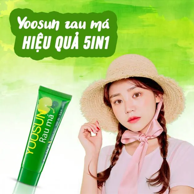 công dụng yoosun rau má