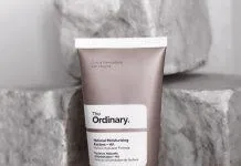 Kem dưỡng The Ordinary Natural Moisturizing Factors + HA có thiết kế dạng tuýp tone xám đơn giản. (nguồn: Internet)