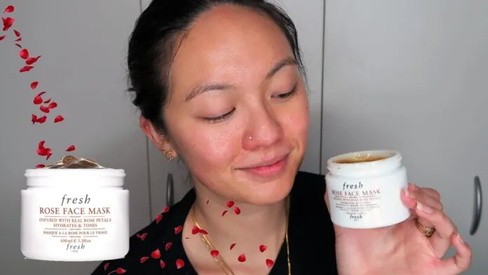 Mặt nạ Fresh Rose Face Mask giúp làm dịu và sáng da