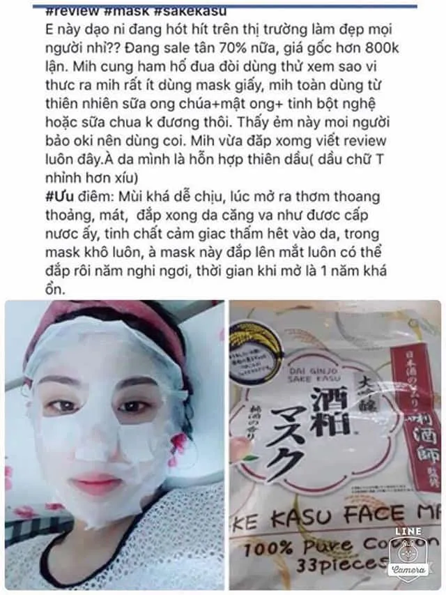 mặt nạ giấy