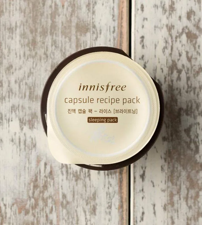 Review mặt nạ ngủ Innisfree Capsule Recipe Pack Rice: Dưỡng da ẩm mượt, trắng sáng tự nhiên