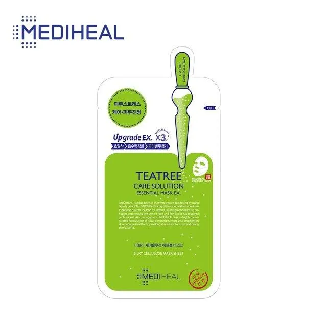 Review mặt nạ trị mụn Mediheal Teatree Care Solution Essential Mask EX