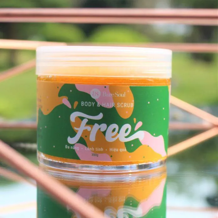 Sản phẩm BareSoul FREE Body & Hair Scrub (Nguồn: Fanpage BareSoul Cosme)