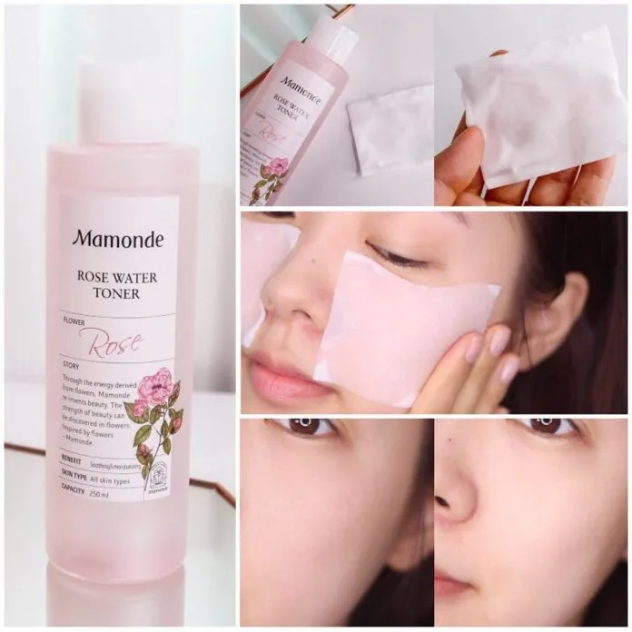 Phương pháp lotion mask từ nước hoa hồng Mamonde giúp cấp ẩm vượt trội