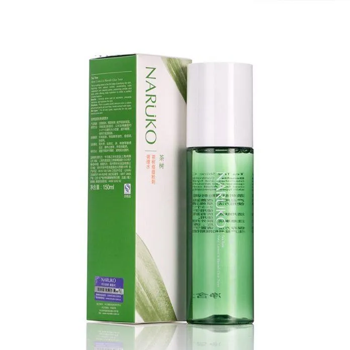 Bao bì của Naruko Tea Tree Toner gồm chai đựng toner và hộp đi kèm (Nguồn: Internet)