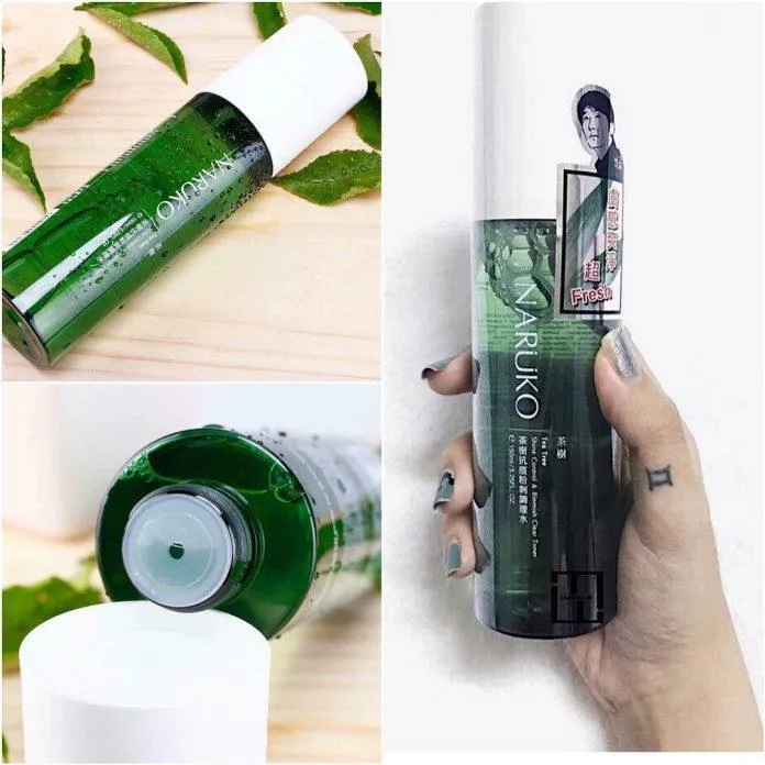 Thiết kế bao bì của Naruko Tea Tree Toner nhỏ gọn và tiện lợi (Nguồn: Internet)