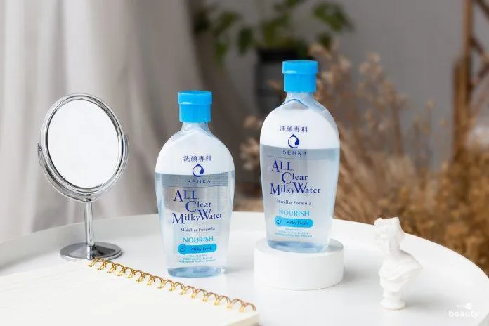 Review nước sữa tẩy trang Senka All Clear Milky Water – dưỡng ẩm duy trì da mềm mịn