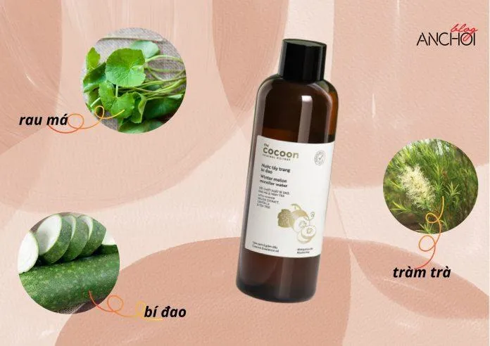 Sự kết hợp giữa tràm trà, rau má, bí đao trong nước tẩy trang bí đao Cocoon Winter Melon Micellar Water sẽ giúp bạn làm sạch, kháng khuẩn hiệu quả ( Nguồn: internet)