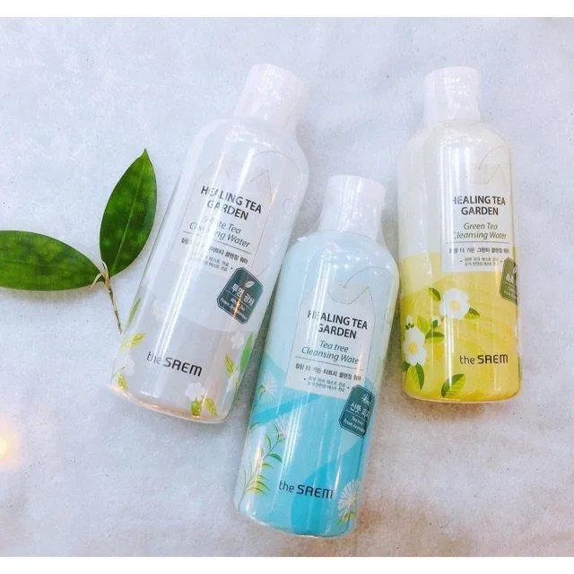 Review nước tẩy trang The Saem Healing Tea Garden Cleansing Water. (Ảnh: Internet)