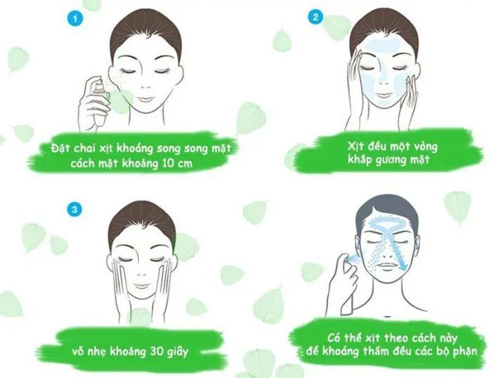 Sử dụng nước xịt khoáng Bio Essence Bio Water mỗi ngày để có hiệu quả tối đa ( Nguồn: internet)