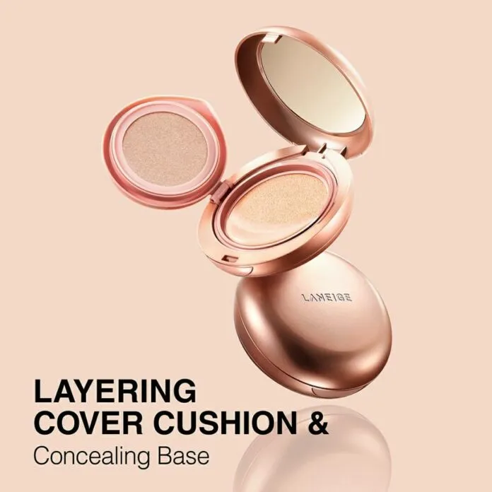 Review phấn nước 2 trong 1 Laneige Layering Cover Cushion And Concealing Base: Kết hợp cushion và kem che khuyết điểm