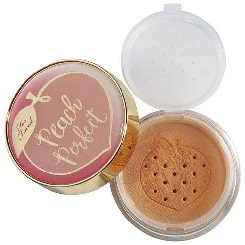 Review phấn phủ đào Too faced Peach Perfect Mattifying Loose Setting Powder