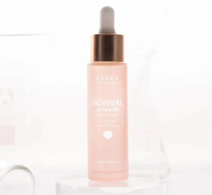 Review serum B3 Zakka Naturals Revival Ampoule Anti Blemish 10% Niacinamide + NAG: Dưỡng sáng, kháng viêm, chăm da khỏe đẹp