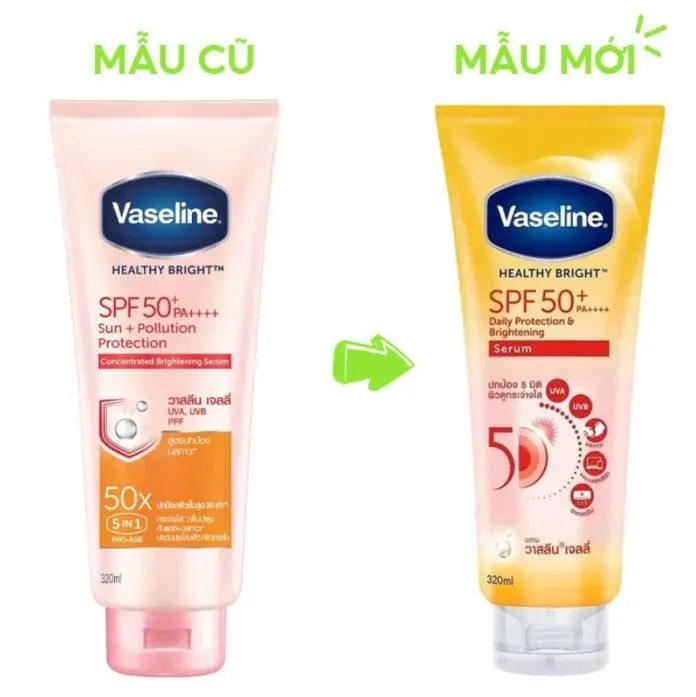 Review Serum chống nắng Vaseline 50x bản mới sáng da gấp 2 lần: bao bì xịn nhưng hiệu quả liệu có tốt?