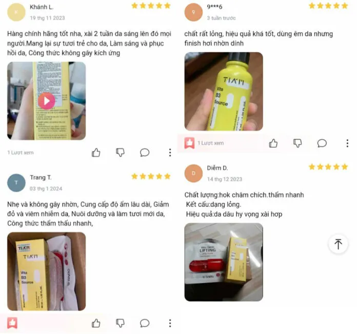 Phản hồi từ người mua trên Lazada (Ảnh: Blogphunu.edu.vn)