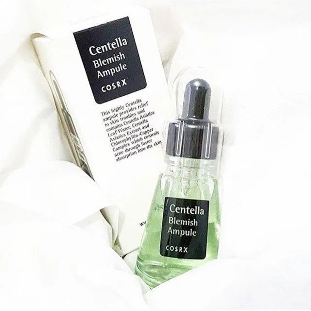 Các thành phần cấu tạo nên serum trị mụn COSRX Centella Blemish Ampule hoàn toàn lành tính, không gây độc hại cho da (ảnh: internet).