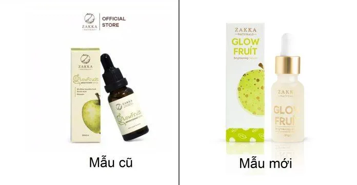 Zakka Vitamin C GlowFruit Brightening đã được thay đổi diện mạo mới. (Nguồn: Internet)