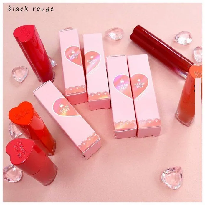 Review son Black Rouge Color Lock Heart Tint: thiết kế xinh xắn đốn tim các nàng