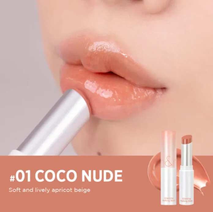 Romand Glasting Melting Balm màu 01 Coco Nude (Ảnh: Romand)