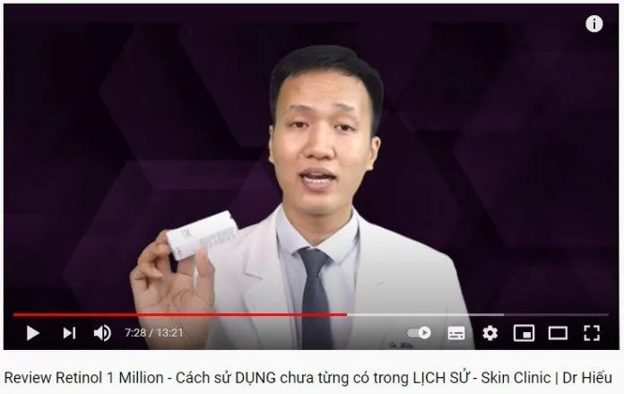 Nguồn hình: Youtube Dr Hiếu Aesthetic