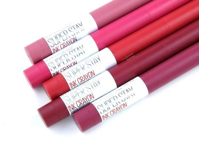 Son bút chì Maybelline Super Stay Ink Crayon dạng lì lâu trôi đến 8h (Ảnh: Internet)