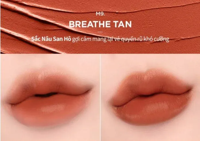 M9 Breathe Tan mang sắc cam chủ đạo (Nguồn: Internet)