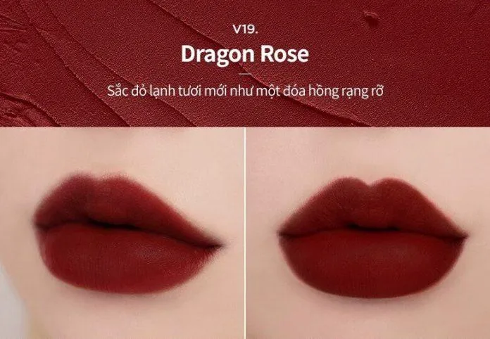 Màu V19- Dragon Rose (Nguồn: Internet)