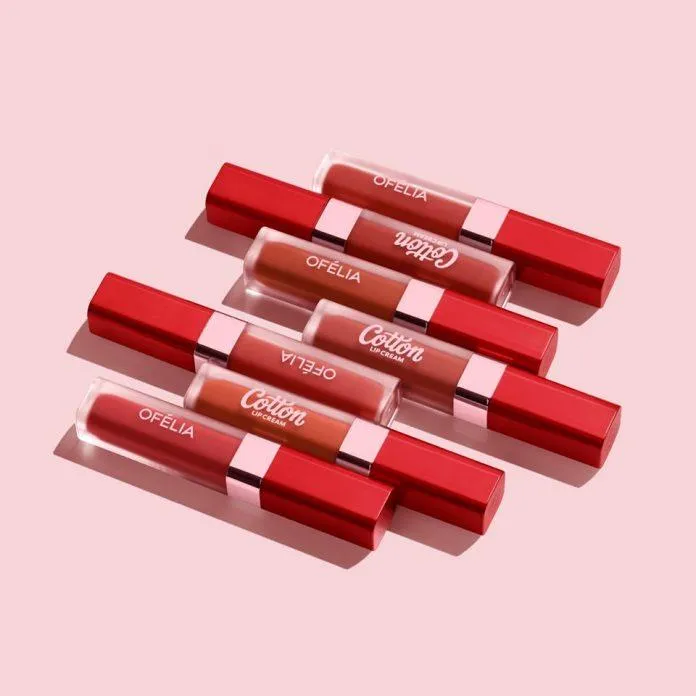 OFÉLIA Cotton Lip Cream có mùi hương trái cây nhẹ dễ chịu. (nguồn: Internet)