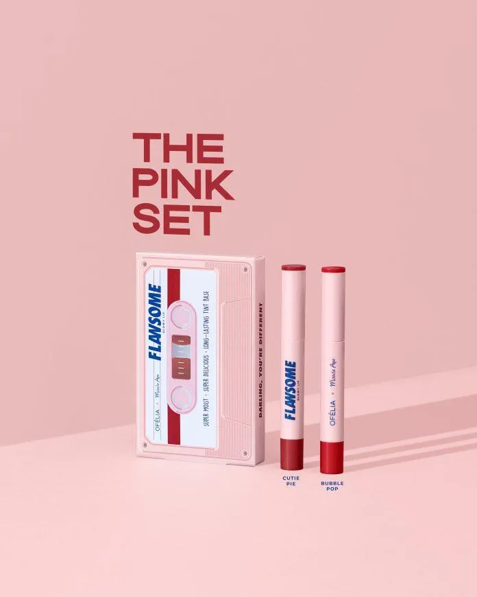 The Pink Set - Bộ son OFÉLIA x Miracle Apo Flawsome Glowy Lip. (Nguồn: Internet)