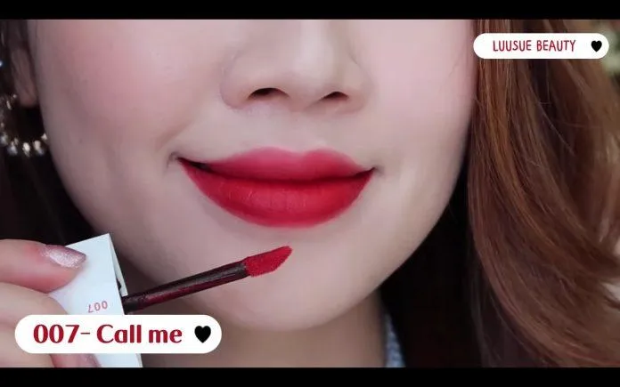 Son Perfect Diary ReadMe Weightless Velvet Lip Stain màu 007 (Nguồn: Internet).