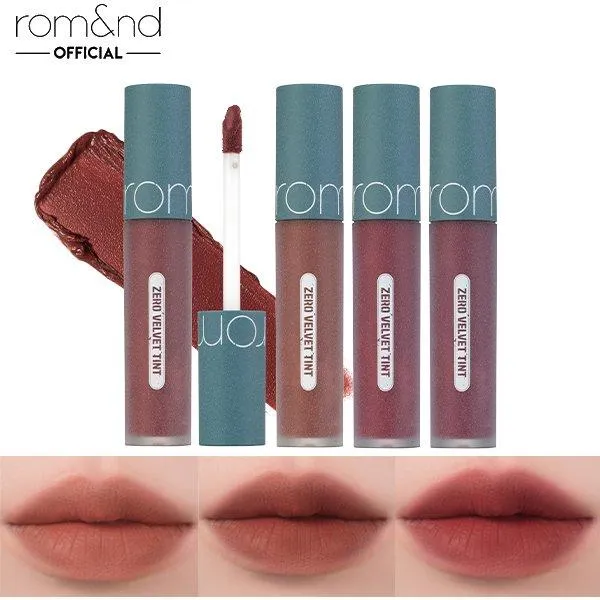 Thiết kế với màu xanh mới lạ mang phong cách cổ điển của dòng son Romand Zero Velvet Tint Vintage Filter (Ảnh: Internet).