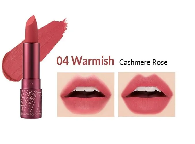 Màu Warmish của son Glam Rock Misty Rose 2