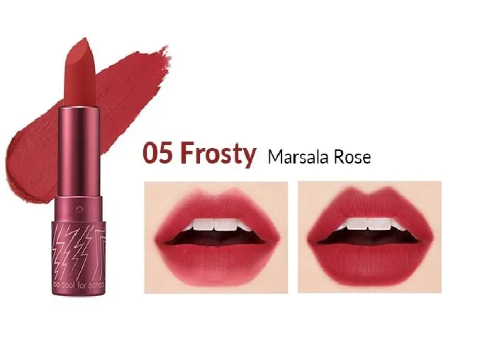 Màu Frosty của son Glam Rock Misty Rose 2