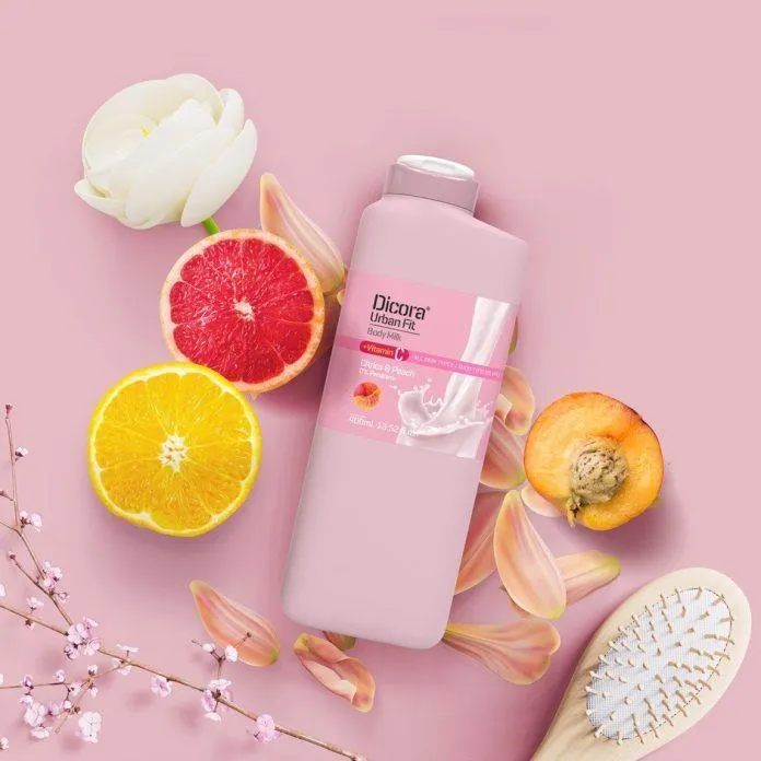 Sữa dưỡng thể Dicora Urban Fit Body Milk Vitamin C Citrics & Peach (ảnh: internet)