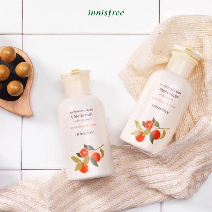 Sữa dưỡng thể nước hoa Innisfree My Perfumed Body Lotion - mùi Grapefruit. (nguồn: internet)