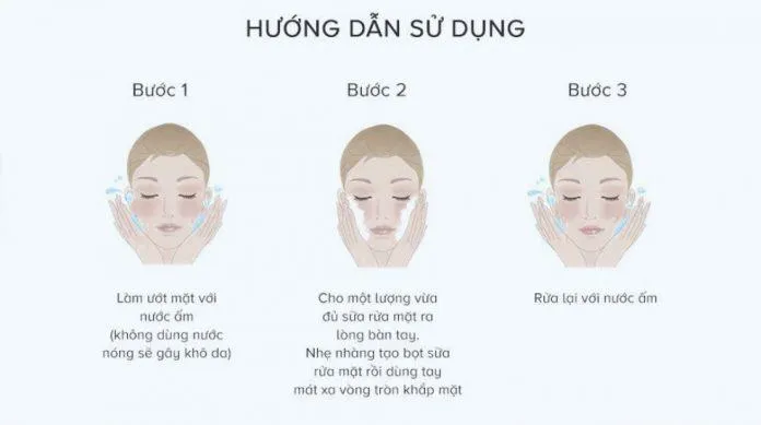 Thực hiện các bước rửa mặt đúng cách để có hiệu quả tốt nhất (ảnh: internet)