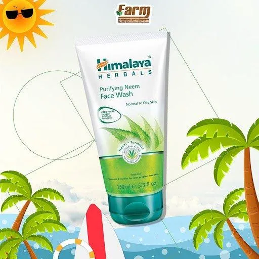 Sữa rửa mặt trị mụn Himalaya Purifying Neem Face Wash có khả năng hoạt động sâu bên trong lỗ chân lông để loại bỏ dầu thừa (Nguồn: Internet).