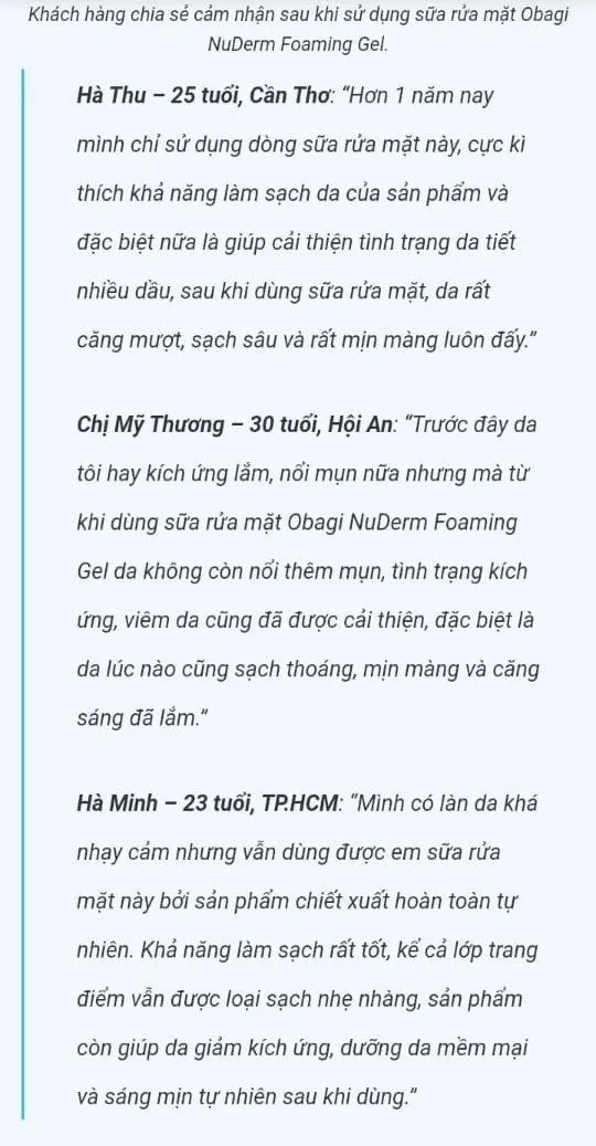 Một vài review của khách hàng về sản phẩm (ảnh: Blogphunu.edu.vn)