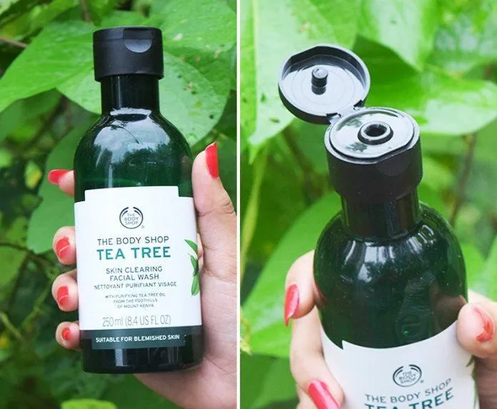 Bao bì cực kì thân thiện và dễ dàng sử dụng của Tea Tree Skin Clearing Facial Wash. Nguồn: Internet.