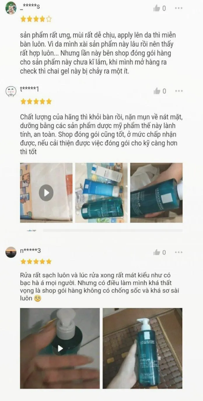 Một vài đánh giá của khách mua hàng trên shopee (ảnh: Blogphunu.edu.vn)