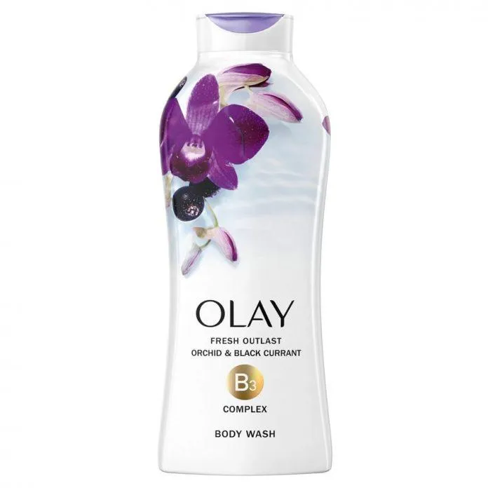 Sữa tắm Olay Fresh Outlast Orchid And Black Currant với hoa lan và quả lý chua đen giàu chất chống oxy hóa ( Nguồn: internet)