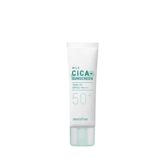 Kem chống nắng Innisfree Mild Cica Suncreen Tone Up SPF 50+ PA++++ (Ảnh: Internet)