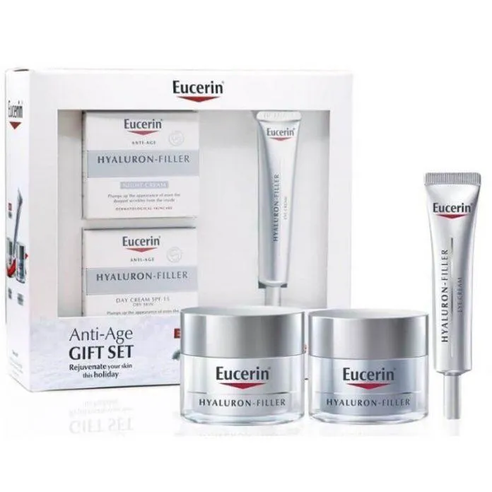 Bộ dưỡng da Eucerin Hyaluron Filler dành cho da lão hóa - Giải pháp trị nếp nhăn tiên tiến. (Nguồn: Internet)