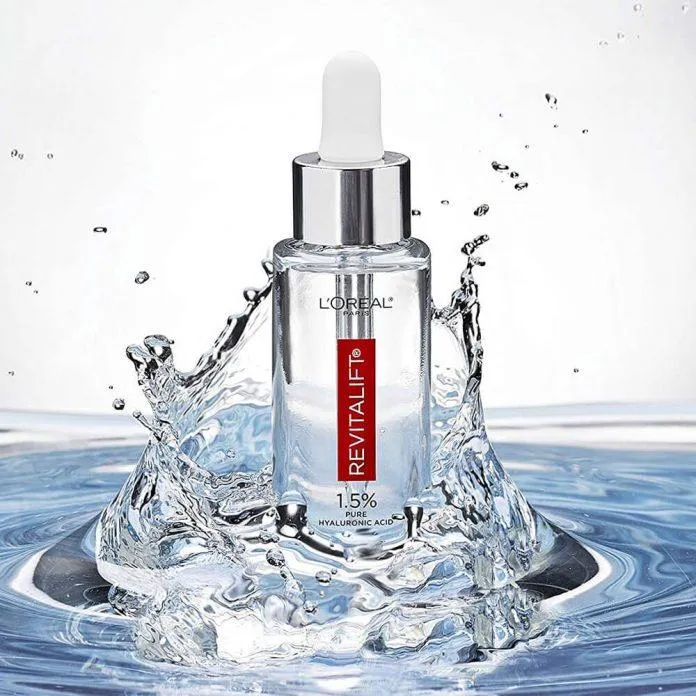 Serum L’Oreal Paris pure Hyaluronic Acid 1.5% có khả năng cấp nước cực tốt (ảnh: internet)