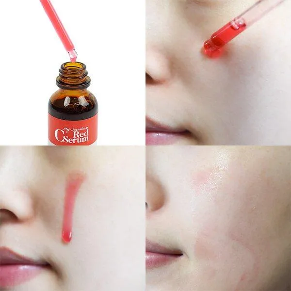 Tiam My Signature Red C Serum có màu sắc đỏ rực như máu rất đặc biệt. (nguồn: Internet)