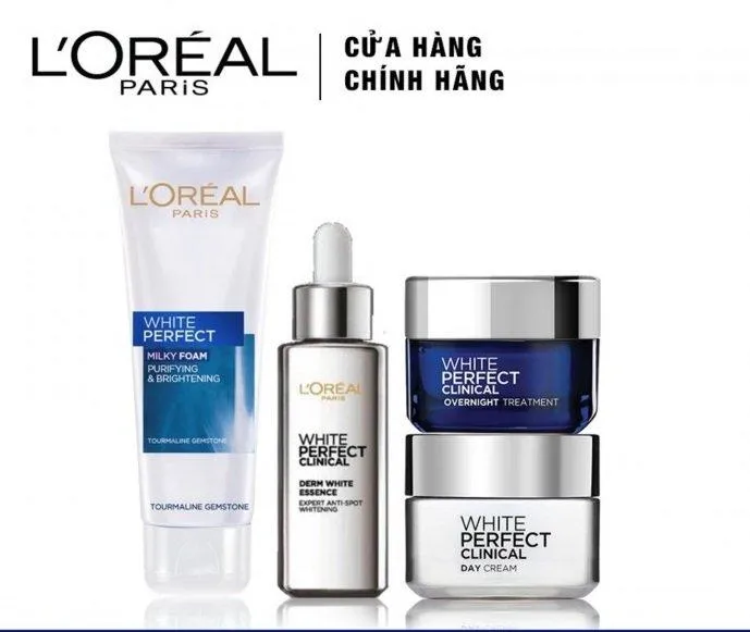 Review tinh chất Loreal Paris White Perfect Clinical: giảm thâm, trắng da 3 O Ethyl Ascorbic Acid Adenosine bí quyết trị mụn gạo tại nhà công dụng dưỡng ẩm Giảm thâm giảm thâm nám glycerin LOréal Paris làm sáng da Niacinamide review review mỹ phẩm Salicylid Acid sản phẩm Serum Sodium Hyaluronate thành phần thiết kế thương hiệu tinh chất tinh chất L oreal Paris White Perfect Clinical Tocopheryl Acetate trắng da Vitamin B3 vitamin C vitamin E