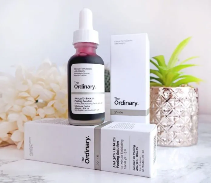 The Ordinary AHA 30% + BHA 2% Peeling Solution